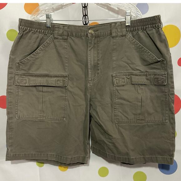Cabela’s Men’s Outdoors Cargo Hiking Shorts Size 42 Green - Picture 1 of 10